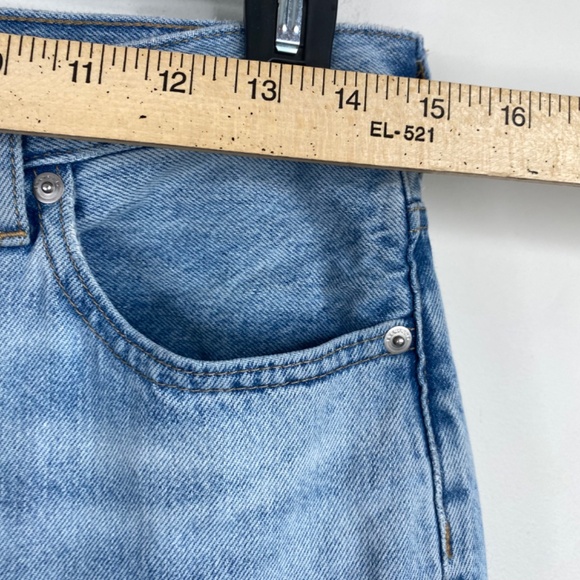 Everlane 90s Cheeky Jean 27 Light Wash Denim Organic Cotton Straight High Rise - Picture 9 of 12